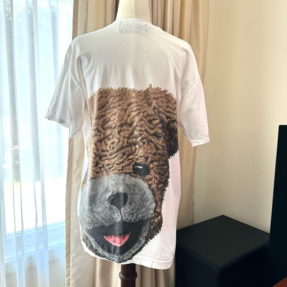 Domrebel Bear Graphic Print Shirt with Swarovski Crystals - Picture 5 of 12